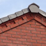 Dry verge and ridge system on roof