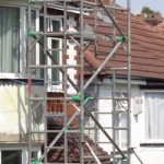 Scaffolding tower