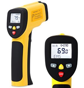 Temperature Gun by EnnoLogic Dual Laser Non-Contact Infrared Thermometer -50°C to 650°C Accurate Digital Surface IR Thermometer