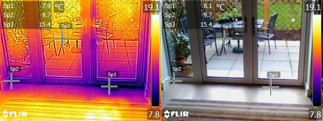 French Door Thermal Image